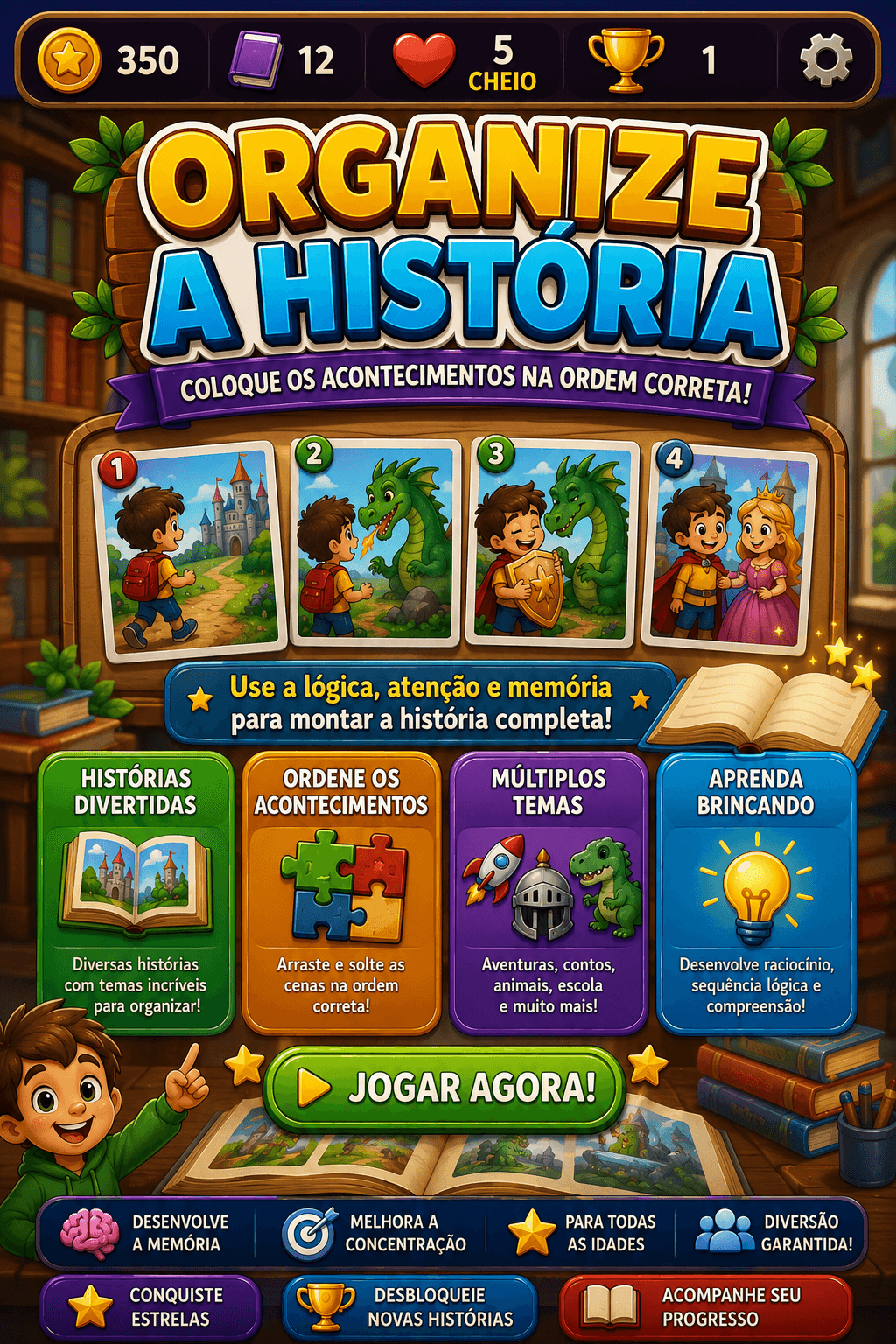 Organize a História screenshot